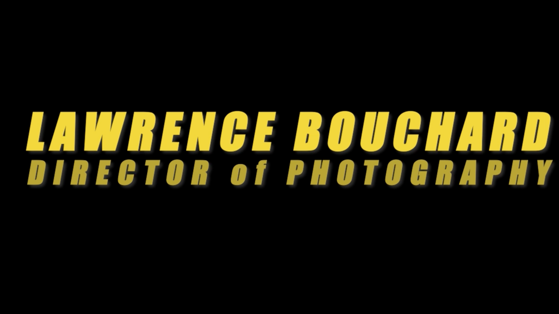 Cinematography showreel